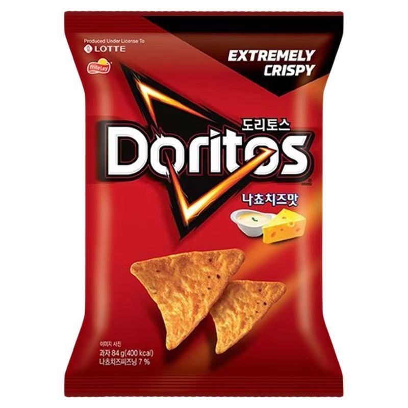 Bột ngô Lotte Doritos Doritos nhập khẩu 84g Đồ ăn nhẹ thông thường YG8226 @