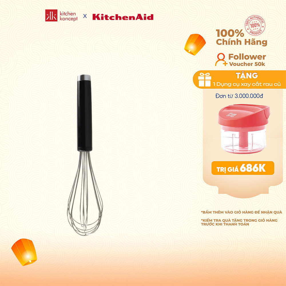 Máy trộn bột KitchenAid Classic 5KSM7990X, dung tích 6.9 lít, công suất 300W, thép không gỉ