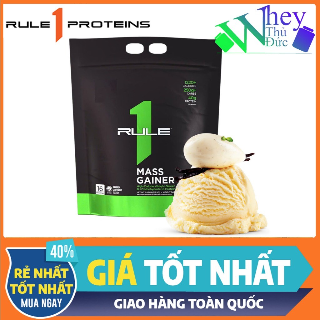 Sữa Tăng Cân Rule 1 Mass Gainer 12lbs vị Socola – Dinh Dưỡng Hoàn Hảo Cho Người Khó Tăng Ký