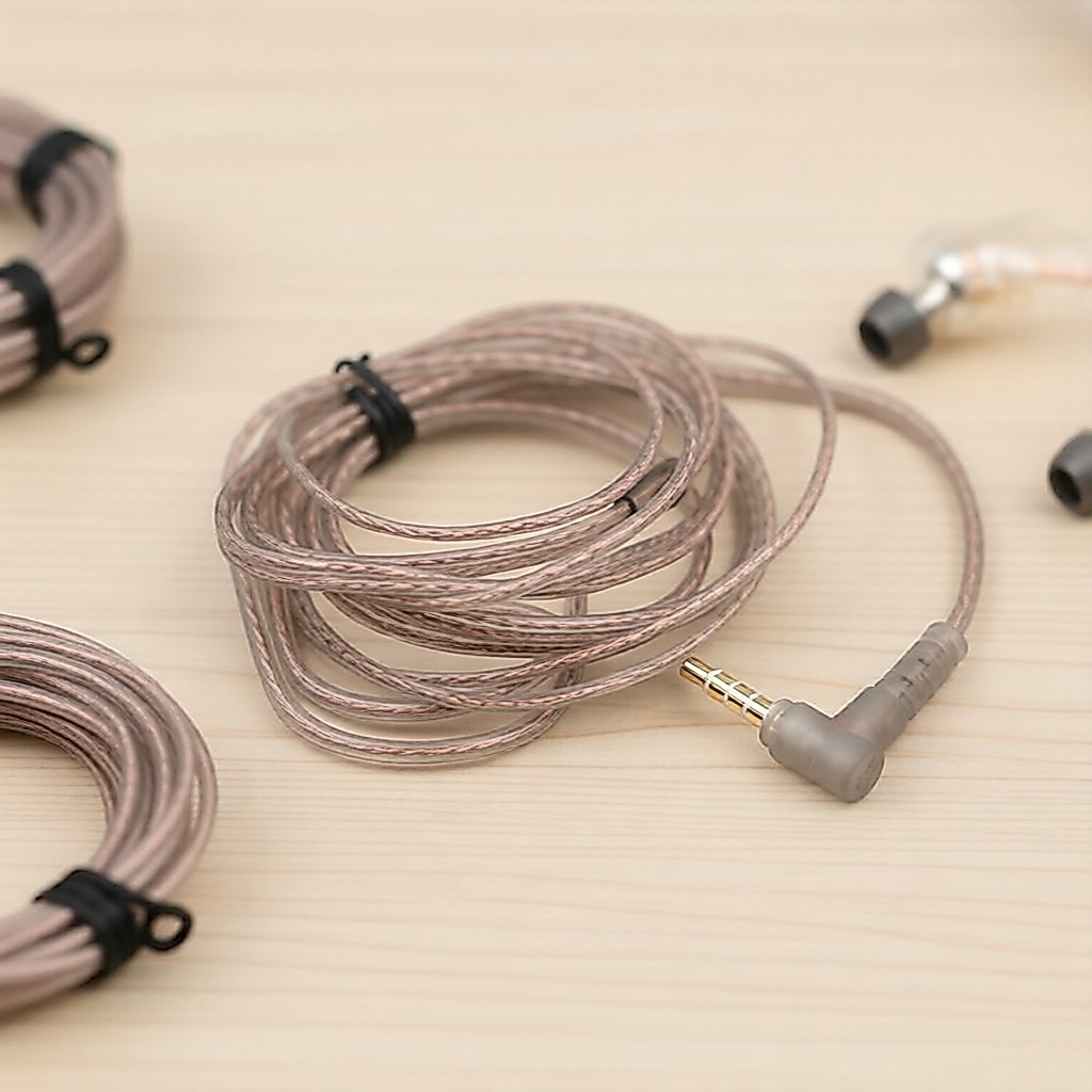 Cáp nâng cấp tai nghe KZ OFC Tương thích với KZ ZSN EDX EDC PRO CCA Castor