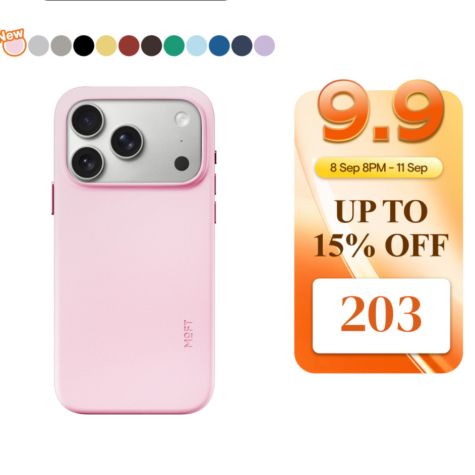 MOVAS Snap MOFT TM Ốp Điện Thoại iPhone 17 Series, 16 Series, 15 Series, 14 Series, 13 Series, 12 Se