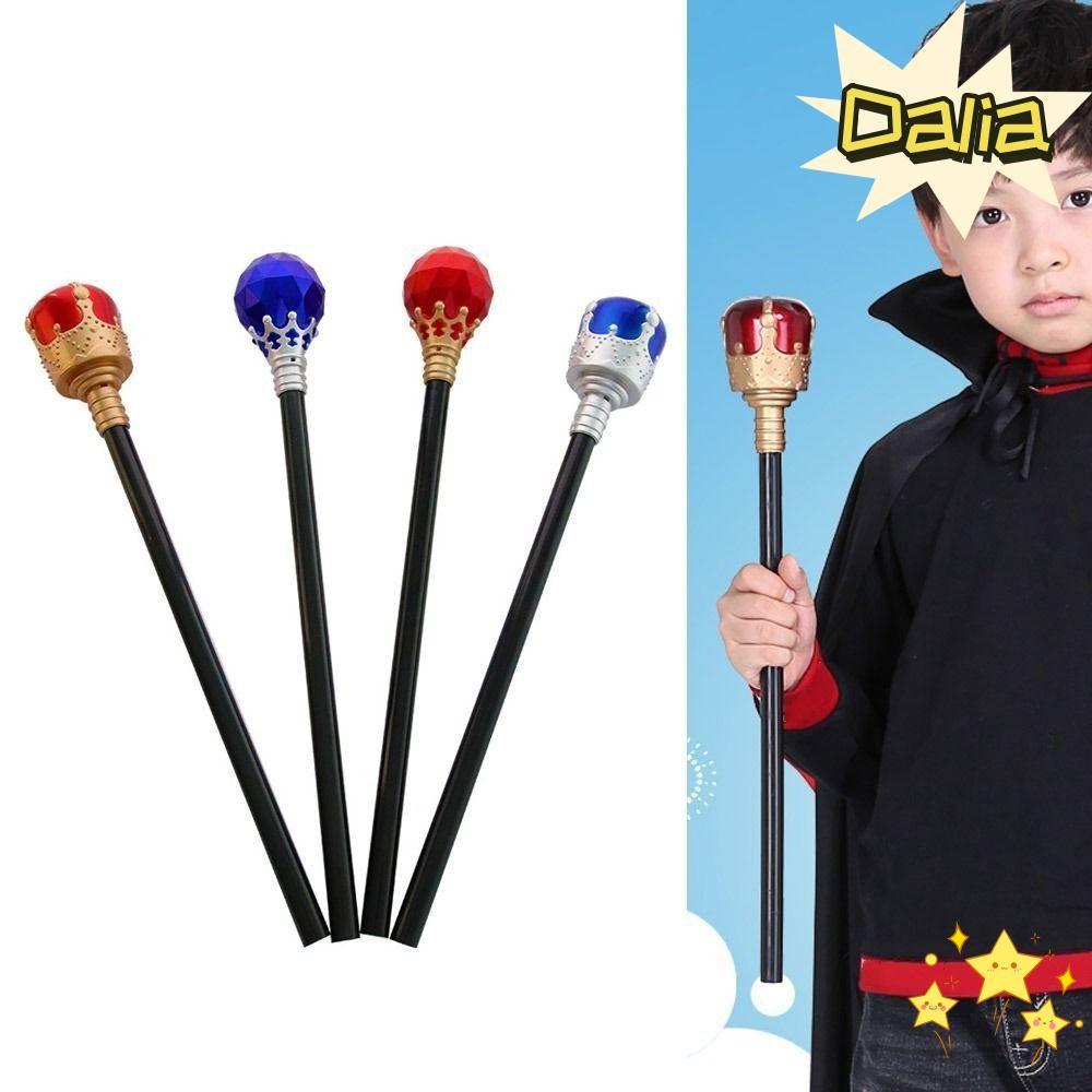 DALIA Công Chúa Hoàng Tử Gậy, Đạo Cụ Cosplay Hiệu Suất Vua Nữ Hoàng Scepter, Nhựa Tinh Tế Halloween 