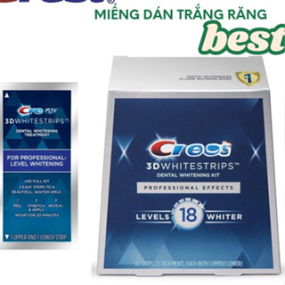  Miếng dán trắng răng Professional Effects theo liệu trình trắng răng hiệu quả 
