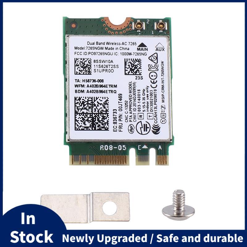 1 Mảnh AC7265 7265NGW Thẻ FRU00JT469 802.11AC NGFF BT4.0 Phụ Kiện Thay Thế Cho E550 E455 E555 Series