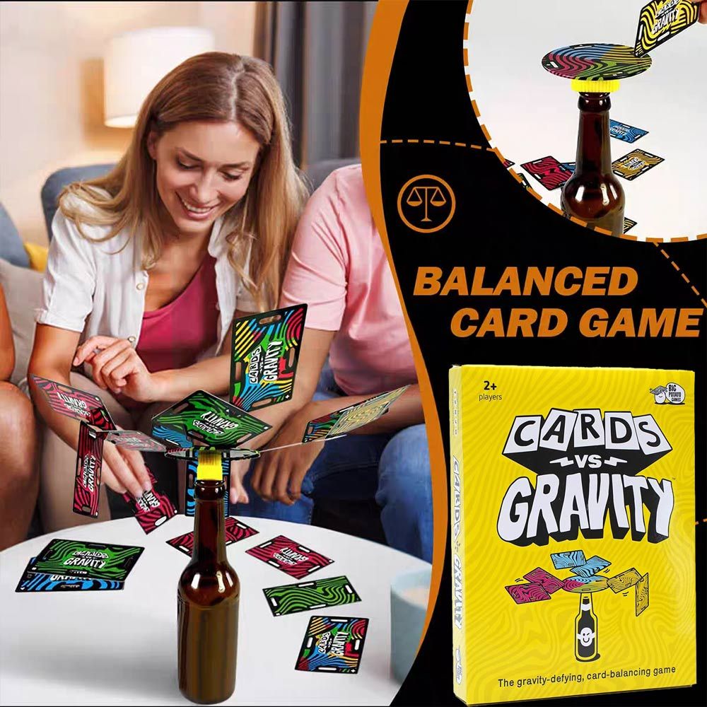 Cards vs Gravity Party Drinking Card Game for Adults Fun Dare Challenge Game Night