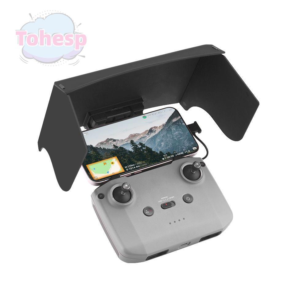 TOHESP RC-N1 Điều khiển từ xa Có thể gập lại Phụ kiện che nắng cho DJI Mavic 3 / Mini 2 / Air 2 / Ai