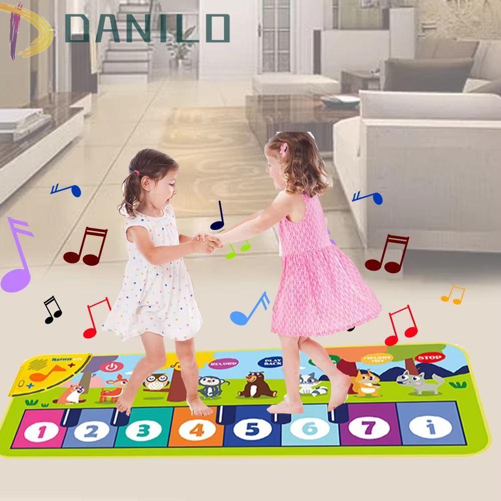DANILO1 Thảm Piano Âm Nhạc, Giáo Dục Sớm Học Tập Âm Nhạc Sàn Bàn Phím Thảm Khiêu Vũ, Đồ Chơi Nhạc Cụ
