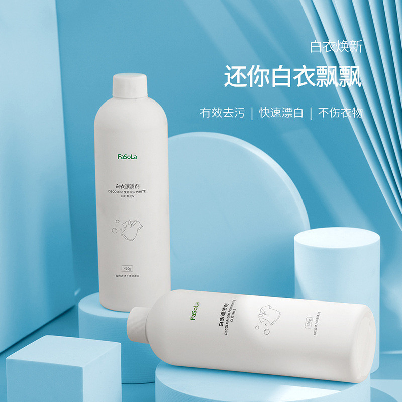 FaSoLa làm trắng da FaSoLa Tẩy trắng màu Quần áo Chăm sóc làm sạch Nước tẩy trắng FaSoLa tẩy trắng v