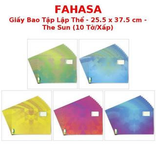 Giấy Bao Tập Lập Thể - 25.5 x 37.5 cm - The Sun (10 Tờ/Xấp)
