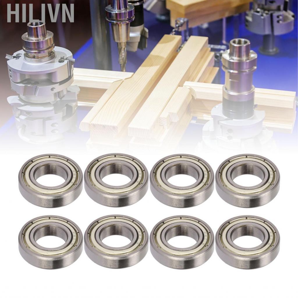 Hilivn Vòng bi đôi được che chắn 12mm ID 24mm OD 6mm T Vòng bi rãnh sâu 6901Z 20 chiếc Độ cứng đồng 