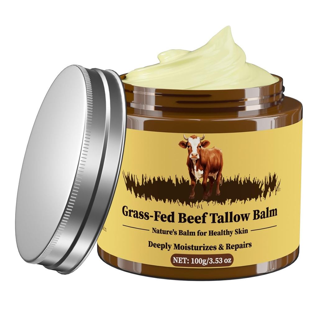 Oebitor Thịt Bò Tallow Cho, Tallow Và Mật Ong Balm, Kem Dưỡng Ẩm Da Mặt, Cỏ Fed Whipped Bò Tallow Ba