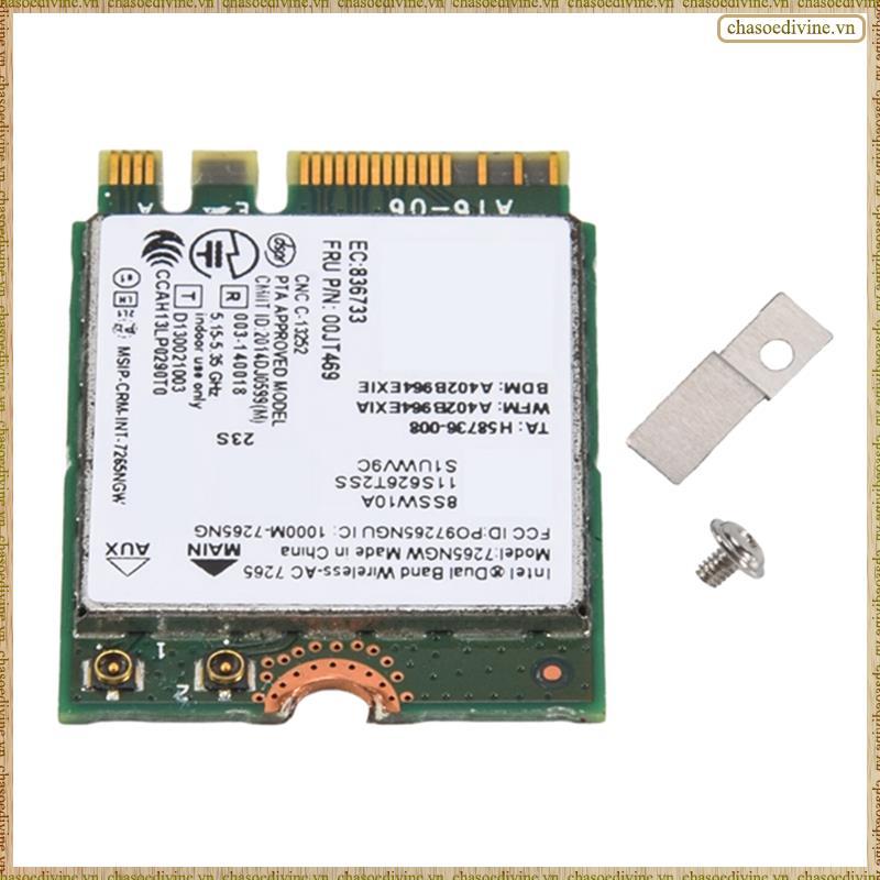 [K O G X] 1 Cái AC7265 7265NGW Thẻ WiFi FRU00JT469 802.11AC NGFF BT4.0 Phụ tùng thay thế cho dòng E5