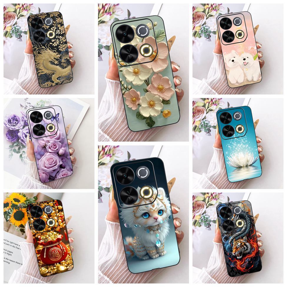 Dành Cho ITEL P65 Ốp Lưng P671L Thẩm Mỹ Hoạt Hình Dễ Thương Thời Trang Bướm Vỏ Sơn Ngộ nghĩnh Cho P6