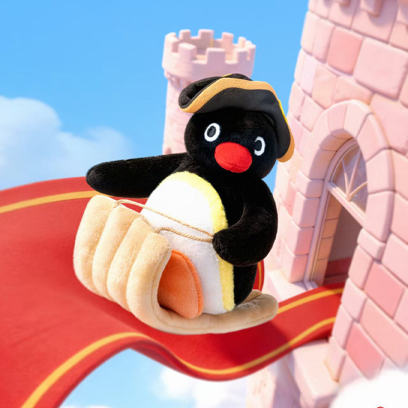 Pingu Fairy Tale Wander Blind Box Hình bí ẩn đơn, Hình hoạt hình chim cánh cụt đổ xô, 6 kiểu sưu tập