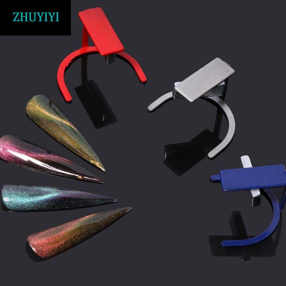 ZHUYIYI Mèo Giá Đỡ Mắt Nữ Cao Nam Châm Móng Tay DIY Dụng Cụ Móng Tay Nghệ Thuật ​ Giá đỡ sơn móng ta