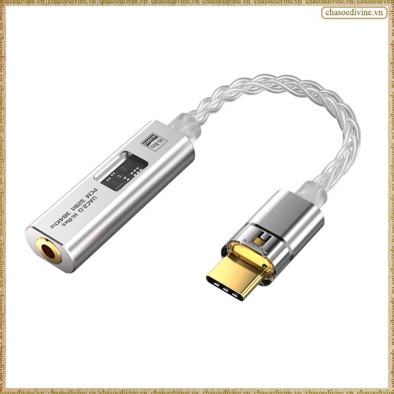 [K O G X] Bộ chuyển đổi giắc cắm USB Type C sang 3,5 mm Bộ khuếch đại âm thanh HiFi CX31993 MAX97220