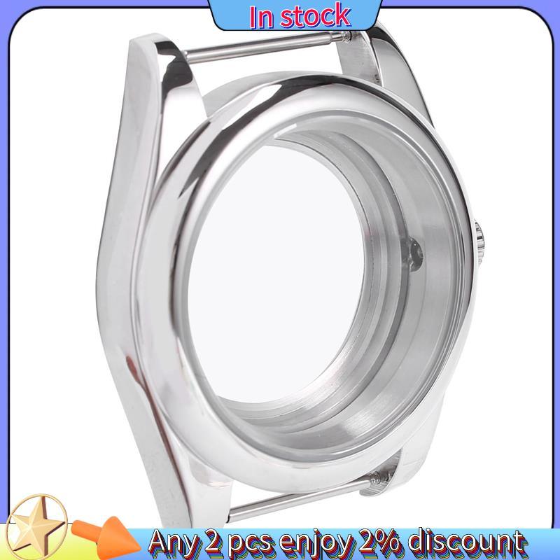 Còn hàng-39Mm Vỏ đánh bóng bằng thép không gỉ Sapphire Glass Fit NH35 / NH35A NH36 / NH35A, Ốp điện 
