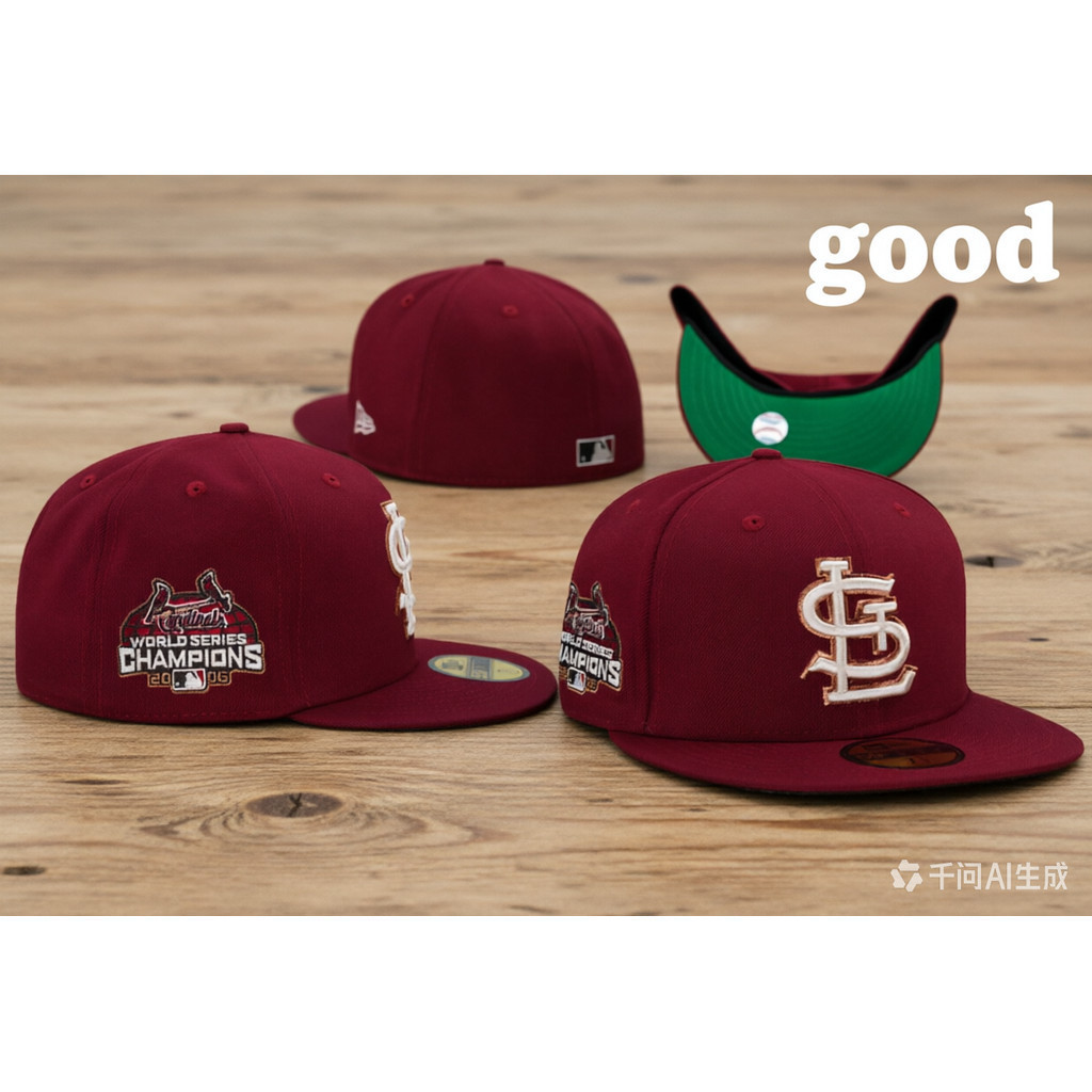 Mũ bóng chày phiên bản cổ điển, New Era St Louis Cardinals Smooth Red 59FIFTY, World Series Champion