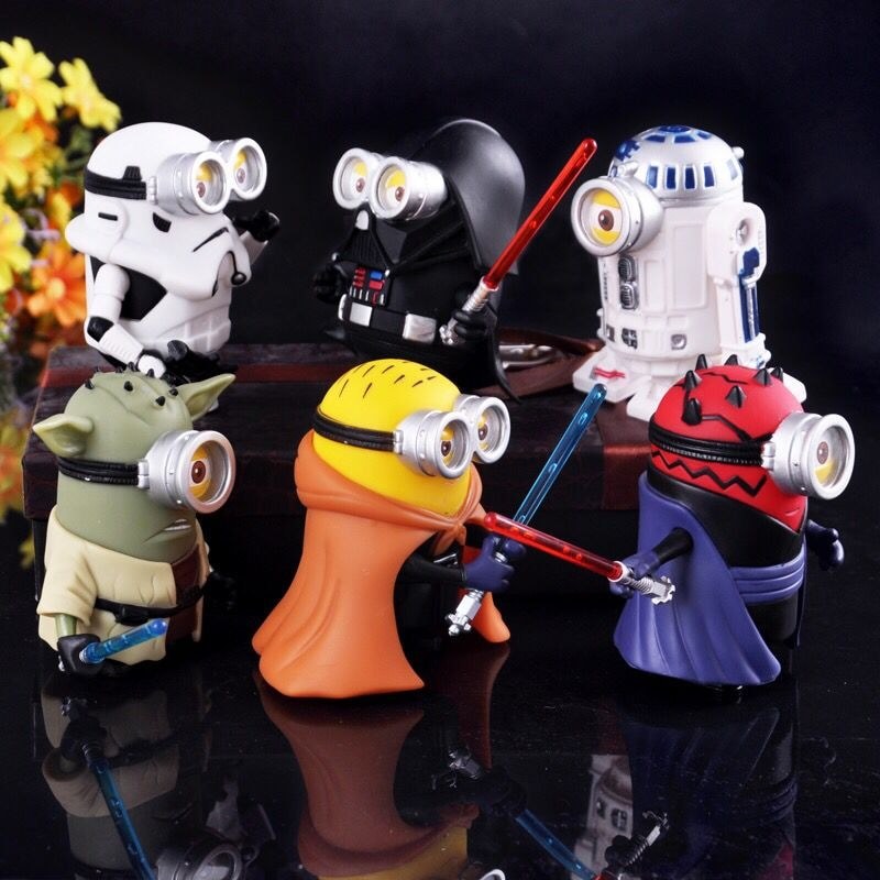 Anime Star Wars Minion Anime Hình 6 Mô Hình Despicable Me Despicable Me Anime Hình #G7. 13b #