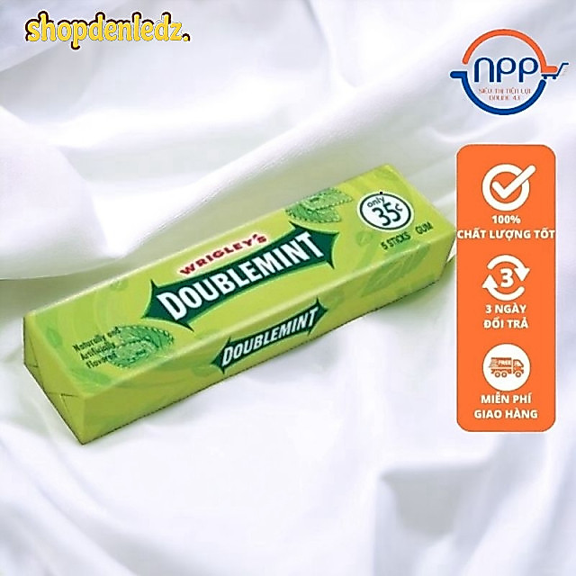 Sử Dụng Kẹo Singum Doublemint 1 Thanh 5 Tép Tinh Dầu Thể Tế Bào Tươi