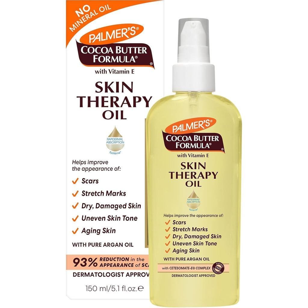Palmer'sCocoaButterFormulaTherapyMoisturizingBodyOilwithVitaminE&PureArganOil,DeepBodyMoisturizerfor