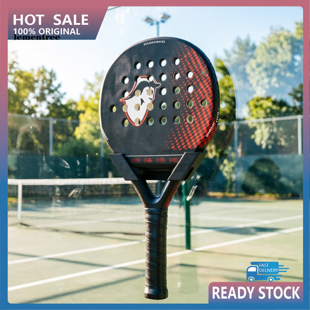 < lementree > Giá lưu trữ Vợt Padel Giá đỡ Vợt Padel với cốc hút mạnh cho hàng rào thủy tinh hoặc ki
