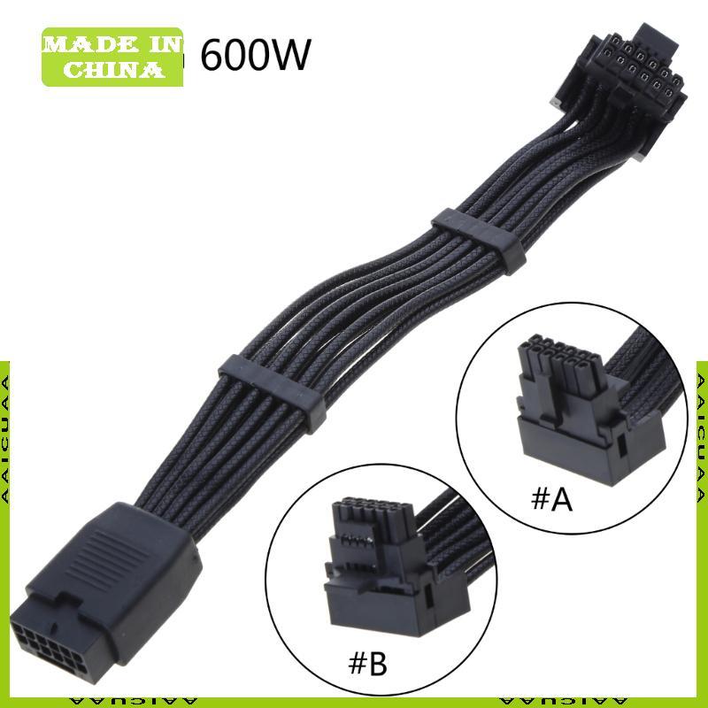 AA Mới 16 Pin Thẻ Video Khuỷu Tay Cáp Cho RTX4090TI 3090TI ATX3 0 12VHPWR 600W