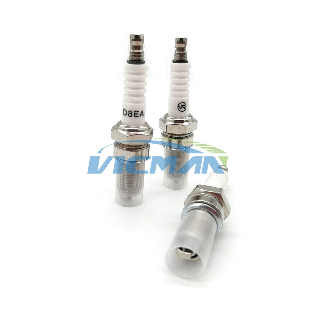 D8EA Xe Máy Bugi D8TC Đa Góc Đánh Lửa Sửa Đổi Sứ Trắng Đen Titan CG Rider Xe Bugi