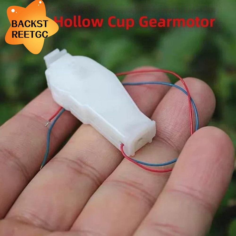 BACKSTREEGC 530RPM Micro Coreless Turbo Worm Motor, DC 3V 3.7V 5V Mini 612 Coreless Gear Motor, Tốc 