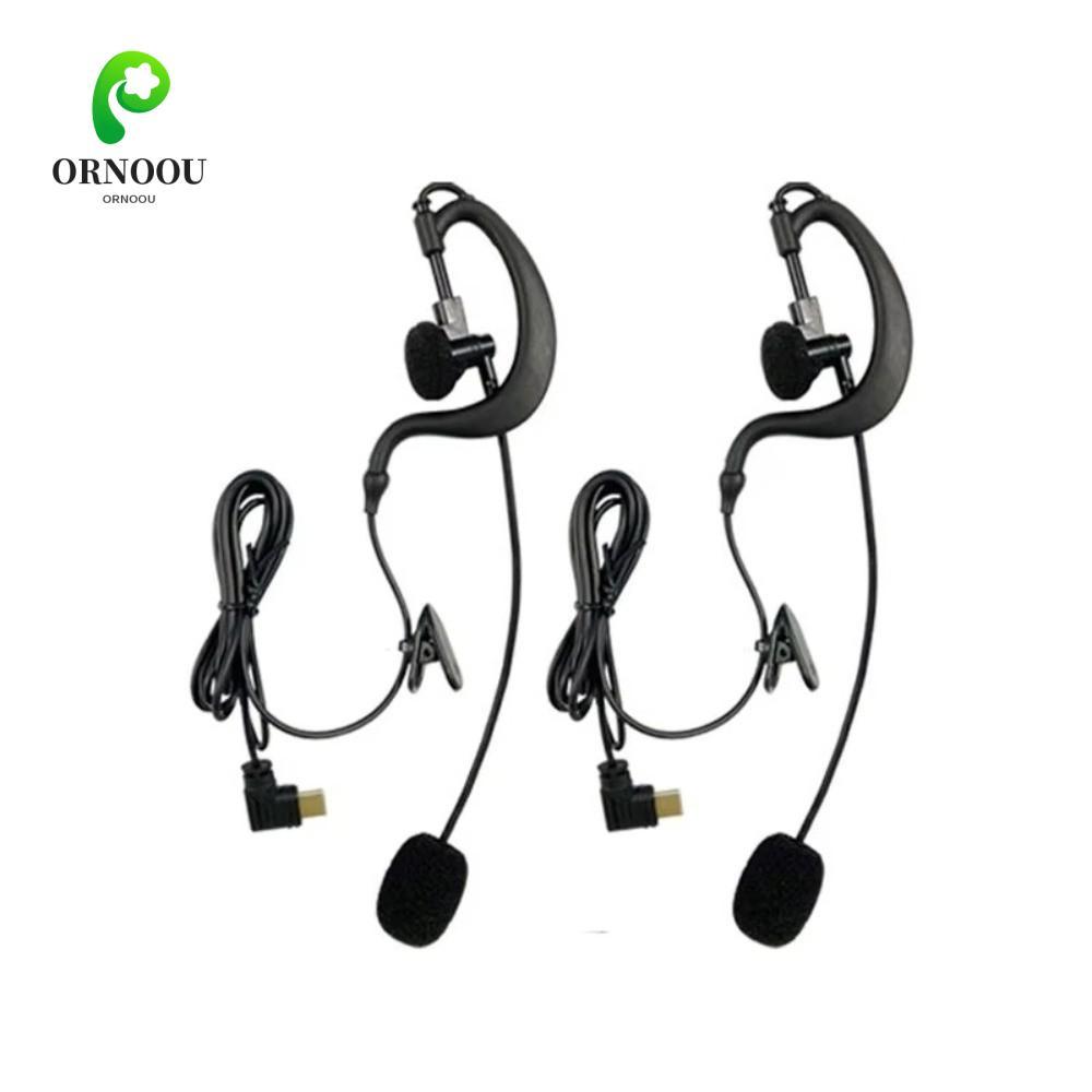 Tai nghe trọng tài ORNOOU, Tai nghe nhét tai giảm tiếng ồn, Tai nghe liên lạc Type-C Giao diện V4 Pl