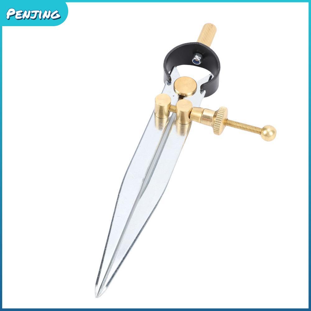 PENJIPH Spring Divider Caliper, Thép Carbon Đồng thau Fulcrum Wing Divider Caliper, Có thể điều chỉn