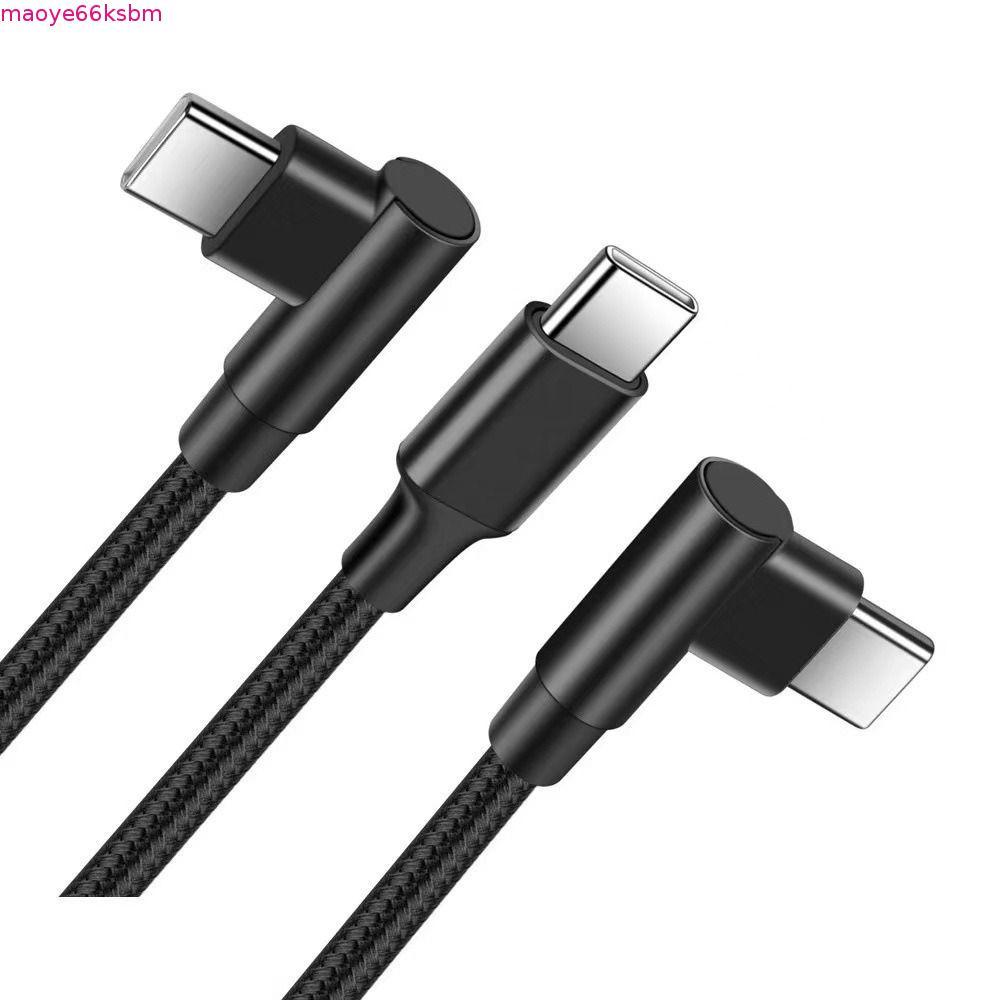 Dây sạc nhanh ZORVEX PD 60W, Cáp sạc nhanh khuỷu tay 90 độ Type C, Truyền dữ liệu 90 độ Nylon Braid 
