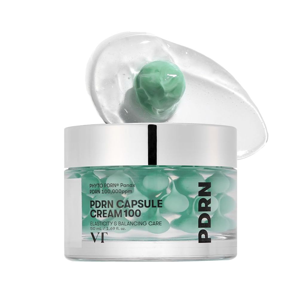 VT COETICS PDRN Capsule Cream 100, Kem dưỡng ẩm mặt dưỡng ẩm với 100.000ppm PDRN, Axit Hyaluronic, 9