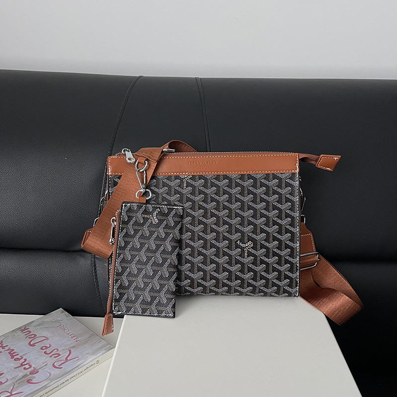 Goyard Túi Ly Hợp Goya Túi Ly Hợp conti Chó Răng Túi Đeo Vai Túi Nam Nữ Túi Ly Hợp Nam