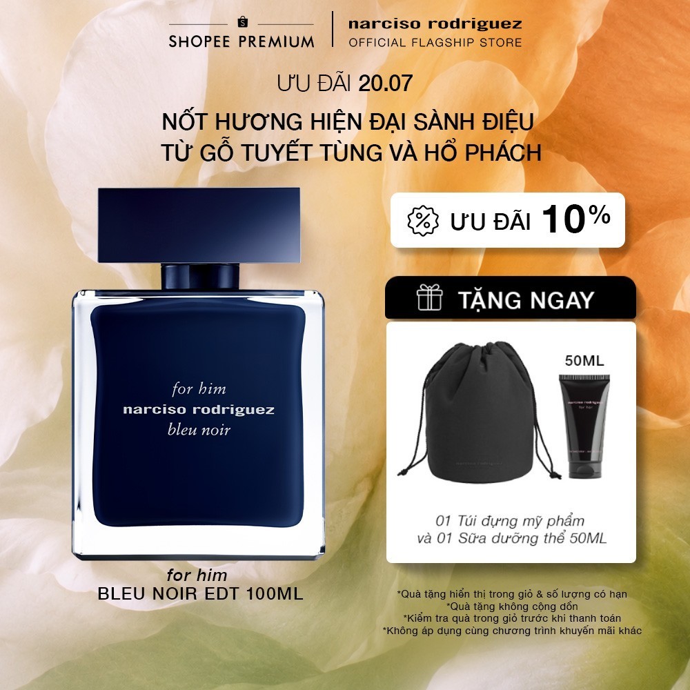 Nước Hoa nam Narciso Rodriguez For Him Bleu Noir Eau De Toilette 100ml