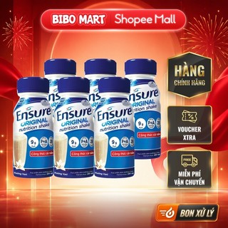 Combo 4 Lốc 6 Chai Sữa Nước Ensure Abbott Vani 237ml -Bibo Mart