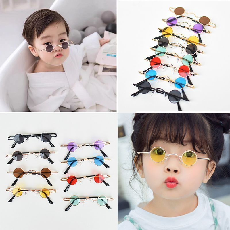Funny props for portrait photography, live streaming, red sunglasses12y Children's glasses, mini sun