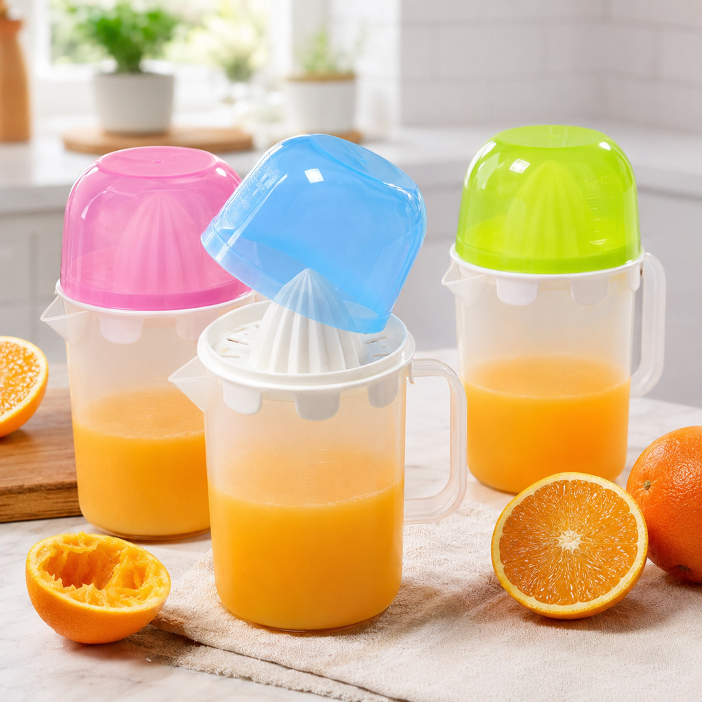 [Màu ngẫu nhiên] Máy ép trái cây cam và chanh 500ml Có cốc đo + nắp. Hướng dẫn sử dụng PMP SQ02 Citr