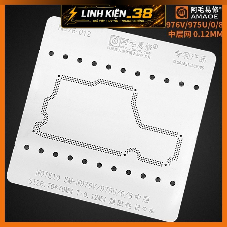 Vỉ nối chân viền main Note 10+ N976V N975U/0/8 (mã N976-012). linhkien_38