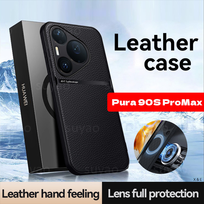 Dành Cho Huawei Pura 90S Pro Max 90 ProMax 5G 2026 Ốp lưng Da PU Sang Trọng Pura90SProMax Pura90ProM