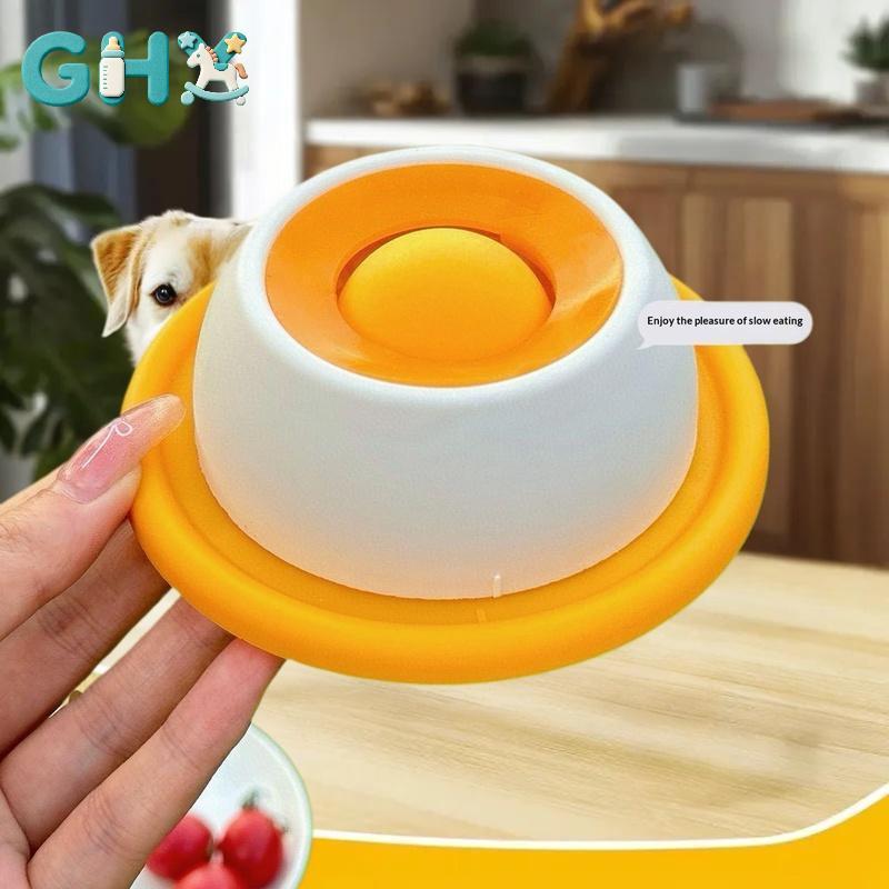 GHX Pet Li Mat Sữa Chua Liing Đĩa Ăn Chậm Cho Chó Mèo - Bát Ốc Tương Tác Thúc Đẩy Sức Khỏe Thú Cưng 