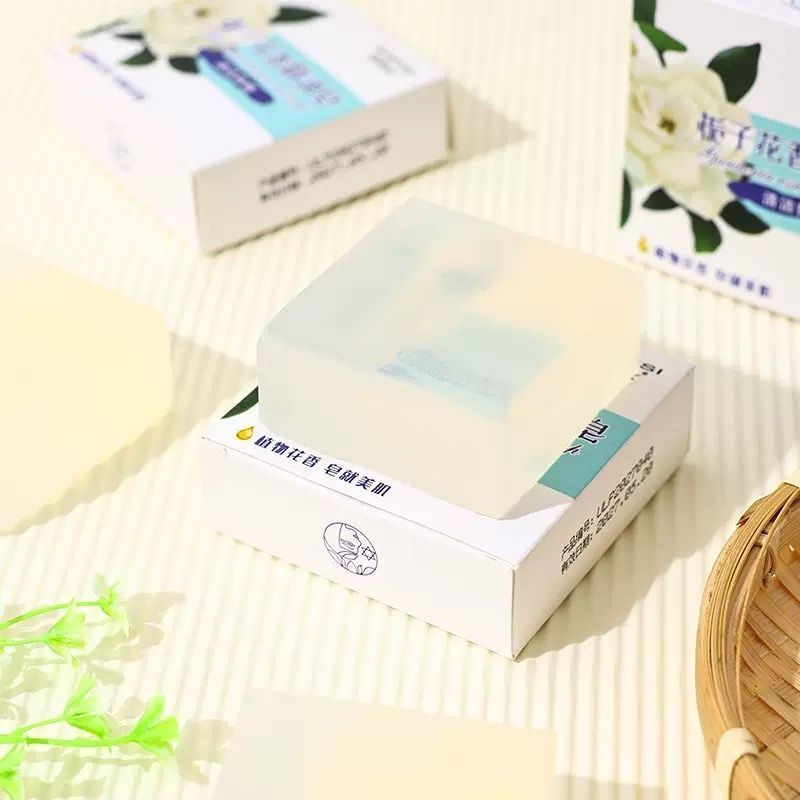 Xà Phòng Tinh Dầu Thơm Gardenia 79.5g Hương Thơm Sạch Rửa Mặt Xà Phòng Tắm Xà Phòng Handmade
