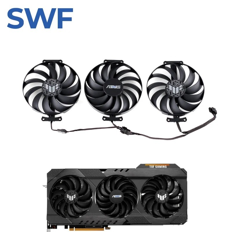 * Quạt làm mát 95MM CF1010U12D cho ASUS Radeon RX 6950 6900 6800 6700 XT TUF OC GAMING Card Fan CF10