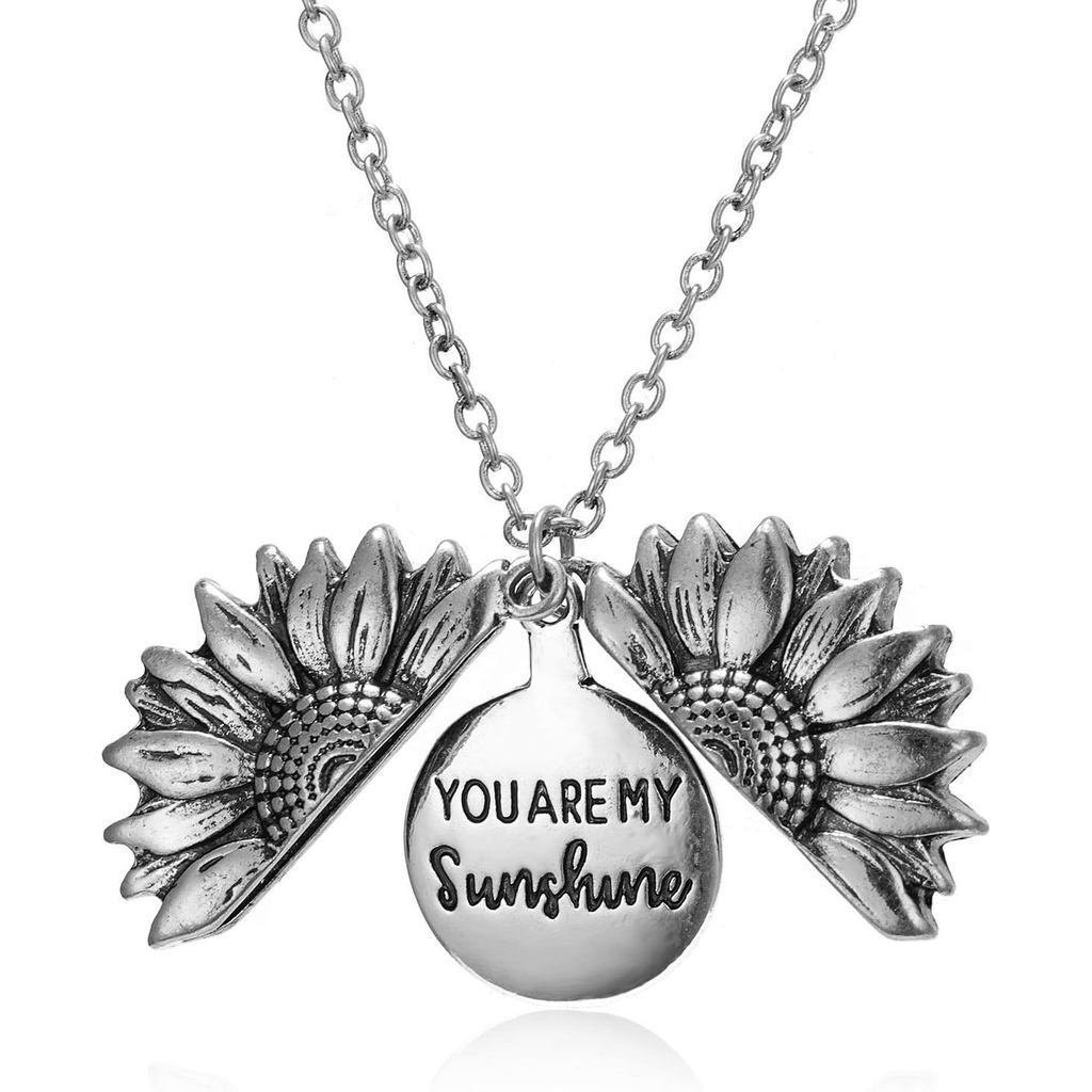 Vòng cổ hoa hướng dương You are My Sunshine