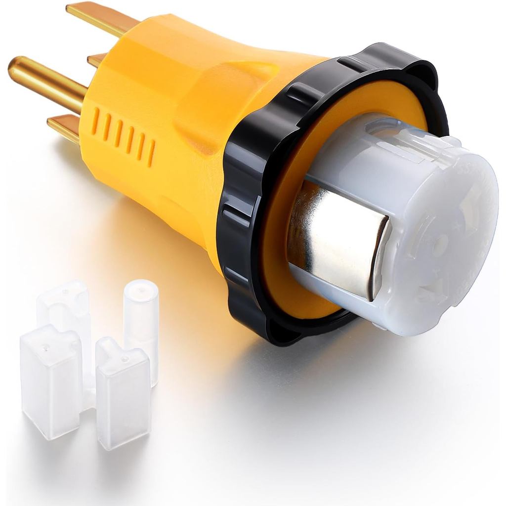 Bộ chuyển đổi máy phát điện Nema 14-50p sang Ss2-50r Rv, phích cắm khóa 50 Amp 14-50p sang bộ chuyển
