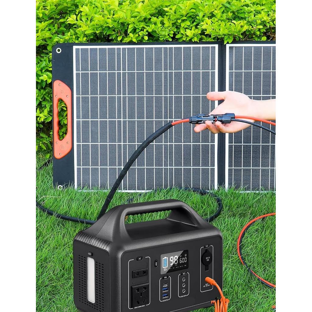 Bộ chuyển đổi bảng điều khiển năng lượng mặt trời 7 trong 1 đa năng LONNKY, Cáp 8mm MC4 & DC 3,6 Fee