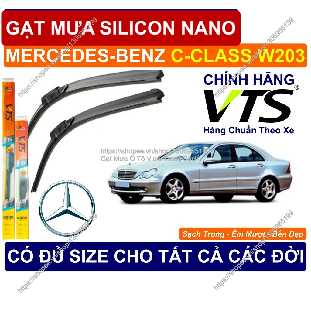 K5, Gạt Mưa Kính Lái Mercedes-Benz C-Class W203, Cặp Gạt Mưa Kính Lái Cho Các Dòng Xe Mercedes-Benz 