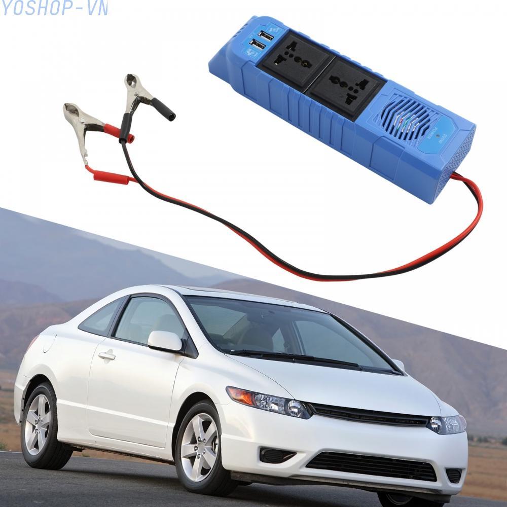 [Ysp]Car Inverter 200W 12V to 220V AC Converter Compatible with 12V Systems