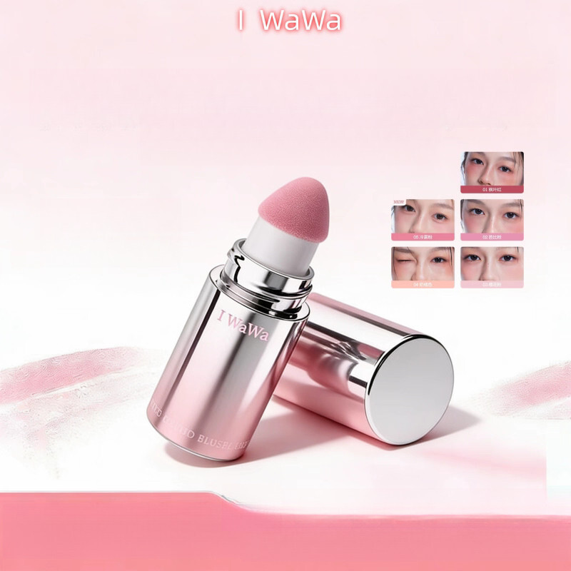 【 ❈ 🍒 】 Iwawa Liquid Blush Smooth Watery Paste Light Coverage No Sticky Residue Fresh Transparent Ch