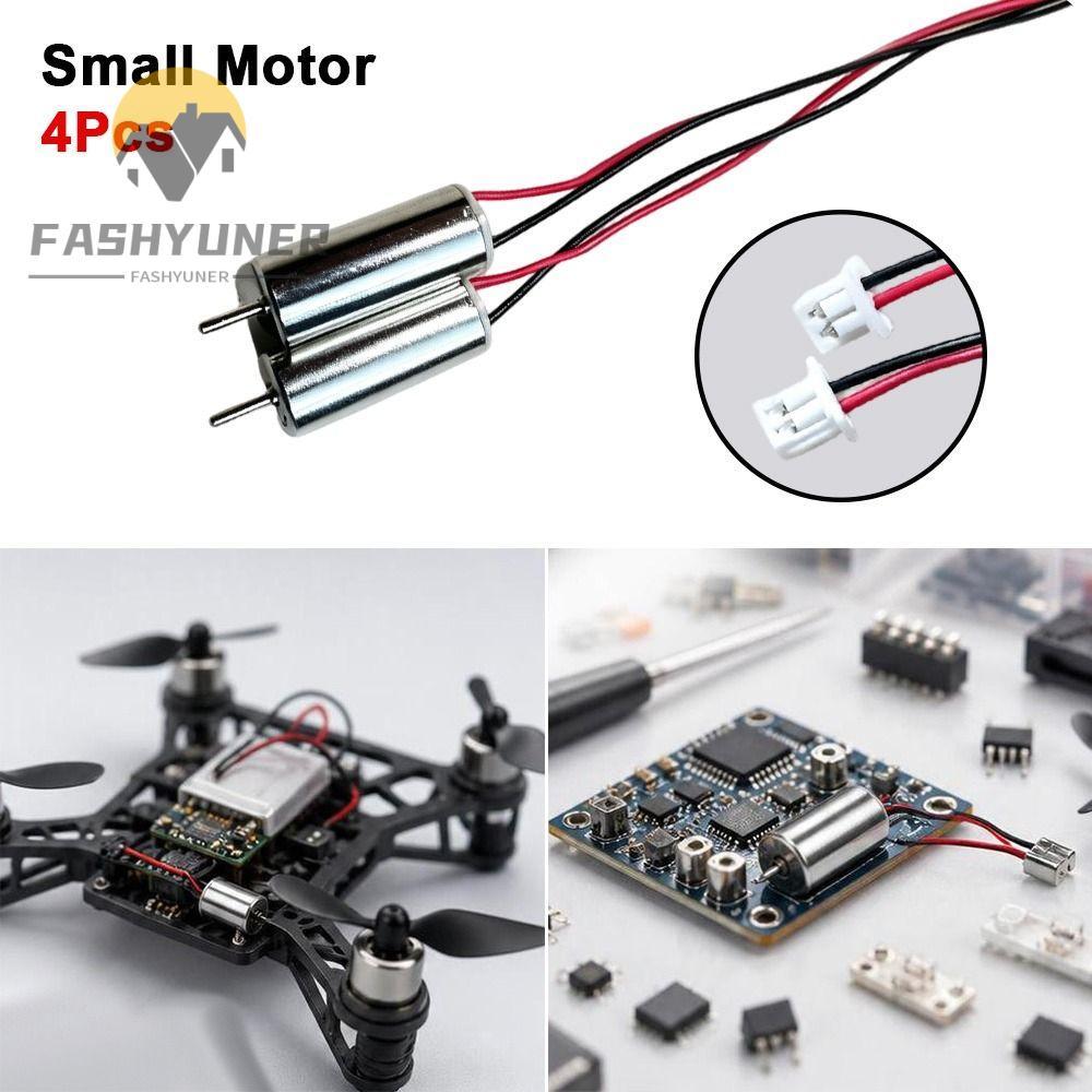 FASHYUNER 4 chiếc 716 Model Máy bay rỗng Cup Motor, Mini 7mm * 16mm Tốc độ cao Coreless Motor Model,
